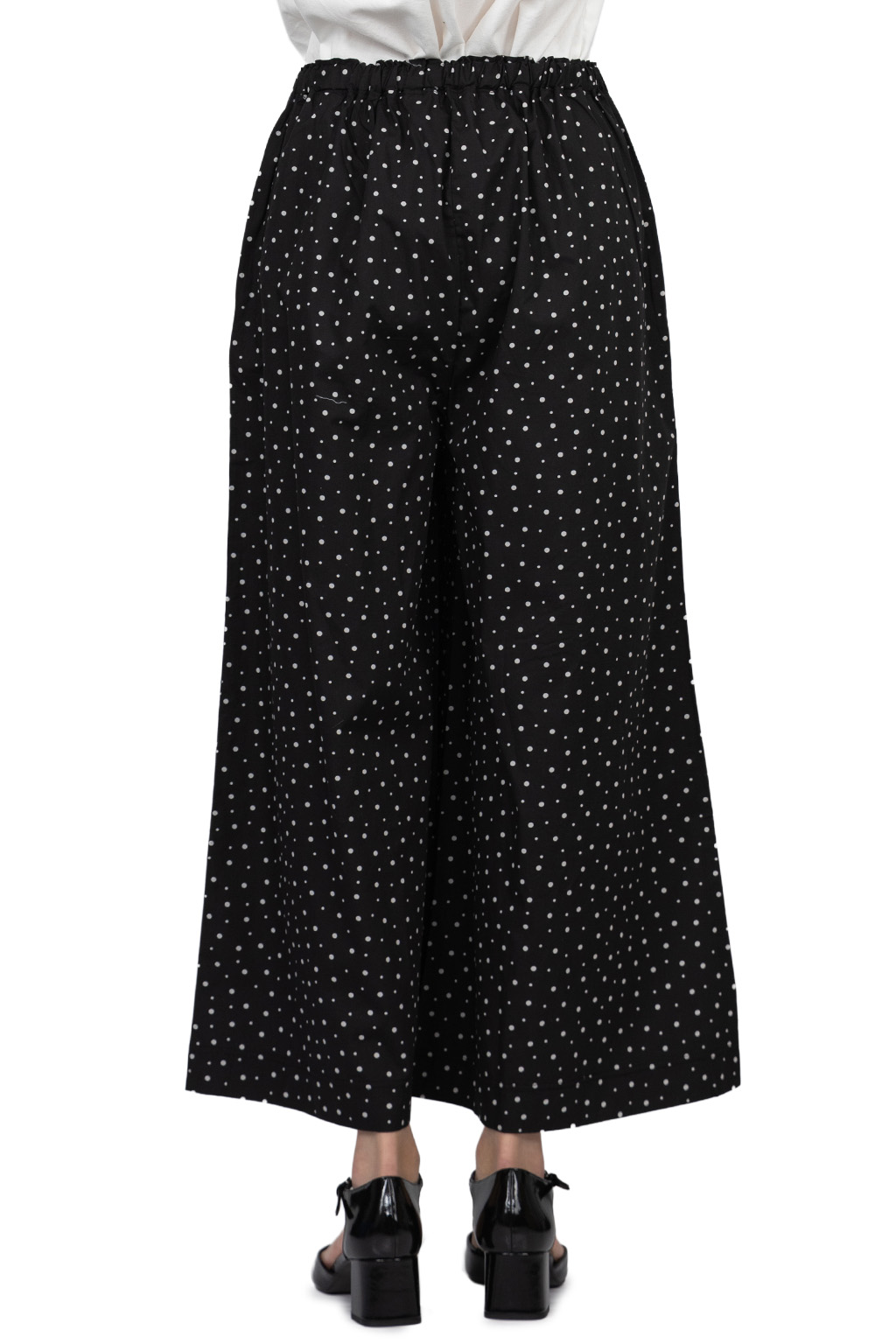 A+koloni - Cotton Broad Print Pants - Black