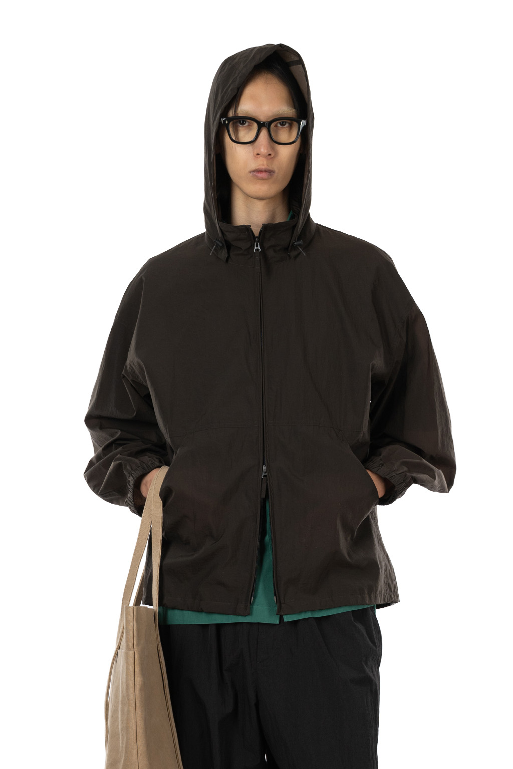 ATON - Sports Jacket - Super Light Nylon - Brown