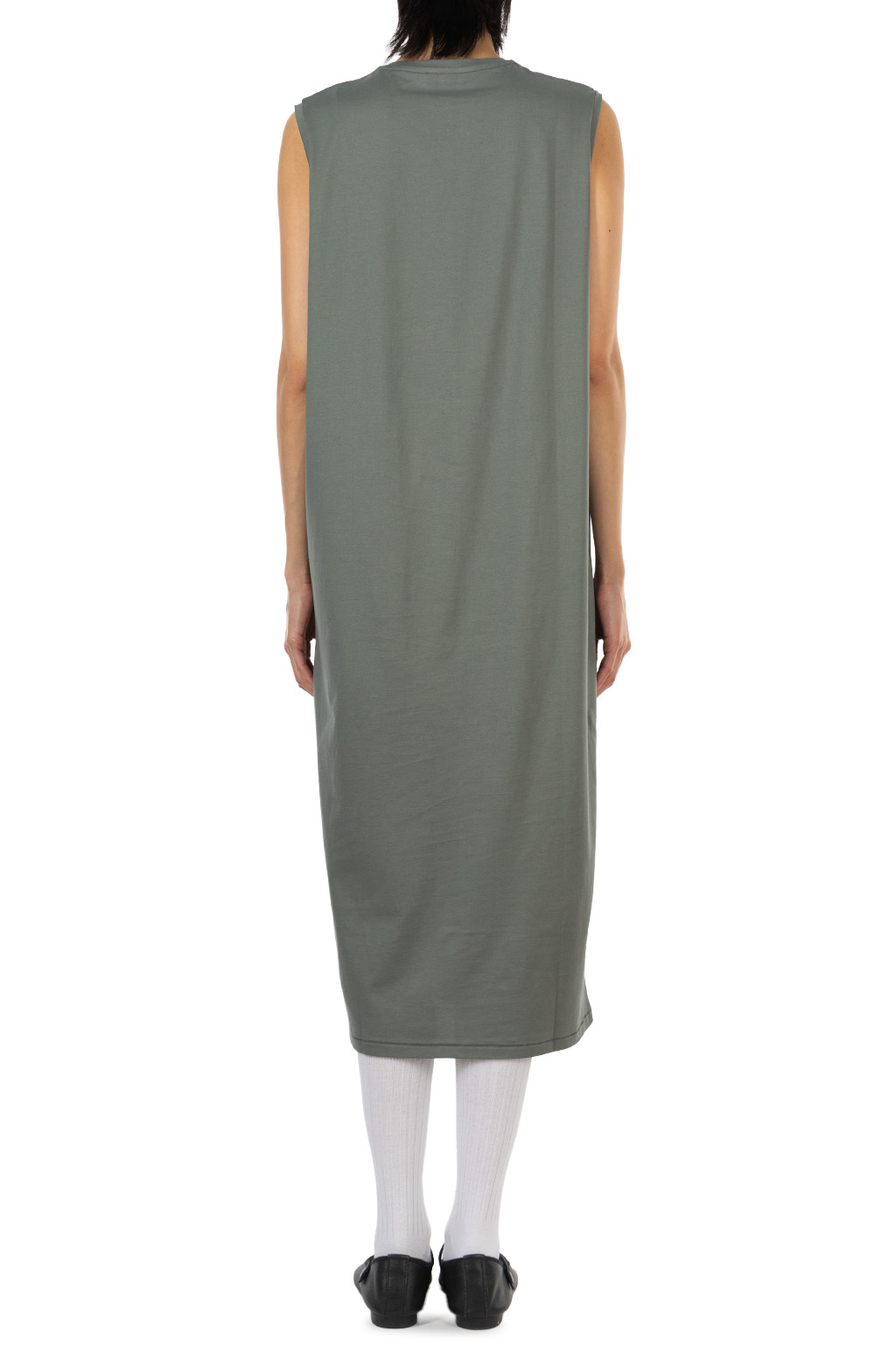 ATON - Tank Top Dress - Suvin 60-2 - Khaki
