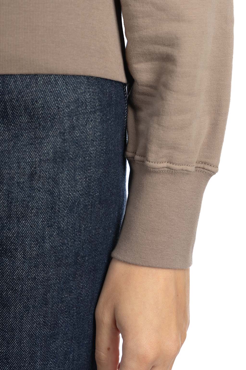 AURALEE | ELASTIC HIGH GAUGE SWEAT Pullover-Gray Beige