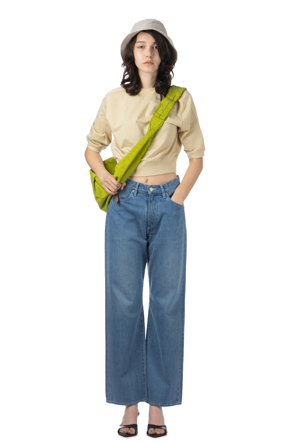 AURALEE SELVEDGE LIGHT DENIM PANTS 3