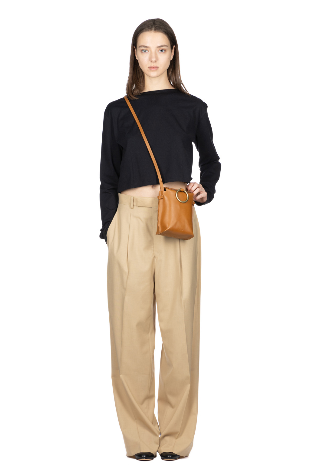 AURALEE | SUPER FINE TROPICAL WOOL SLACKS - Beige | Women | Blue 