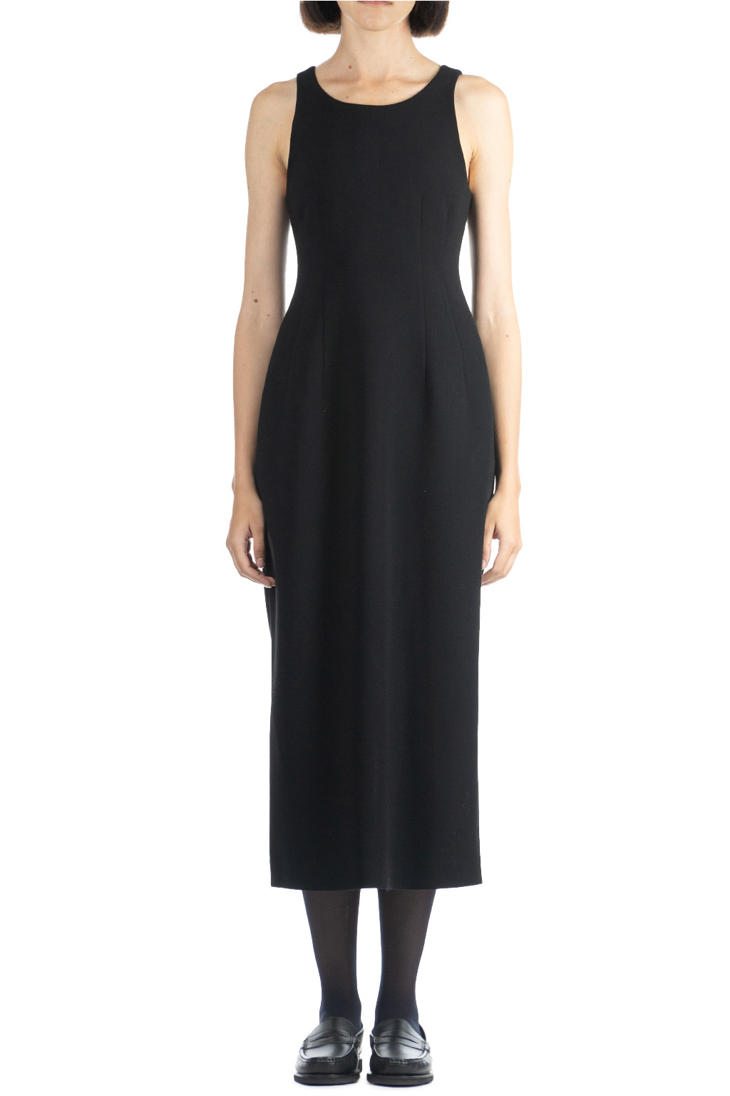 AURALEE】 TENSE WOOL DOUBLE CLOTH DRESS【IIROT】 High gauge
