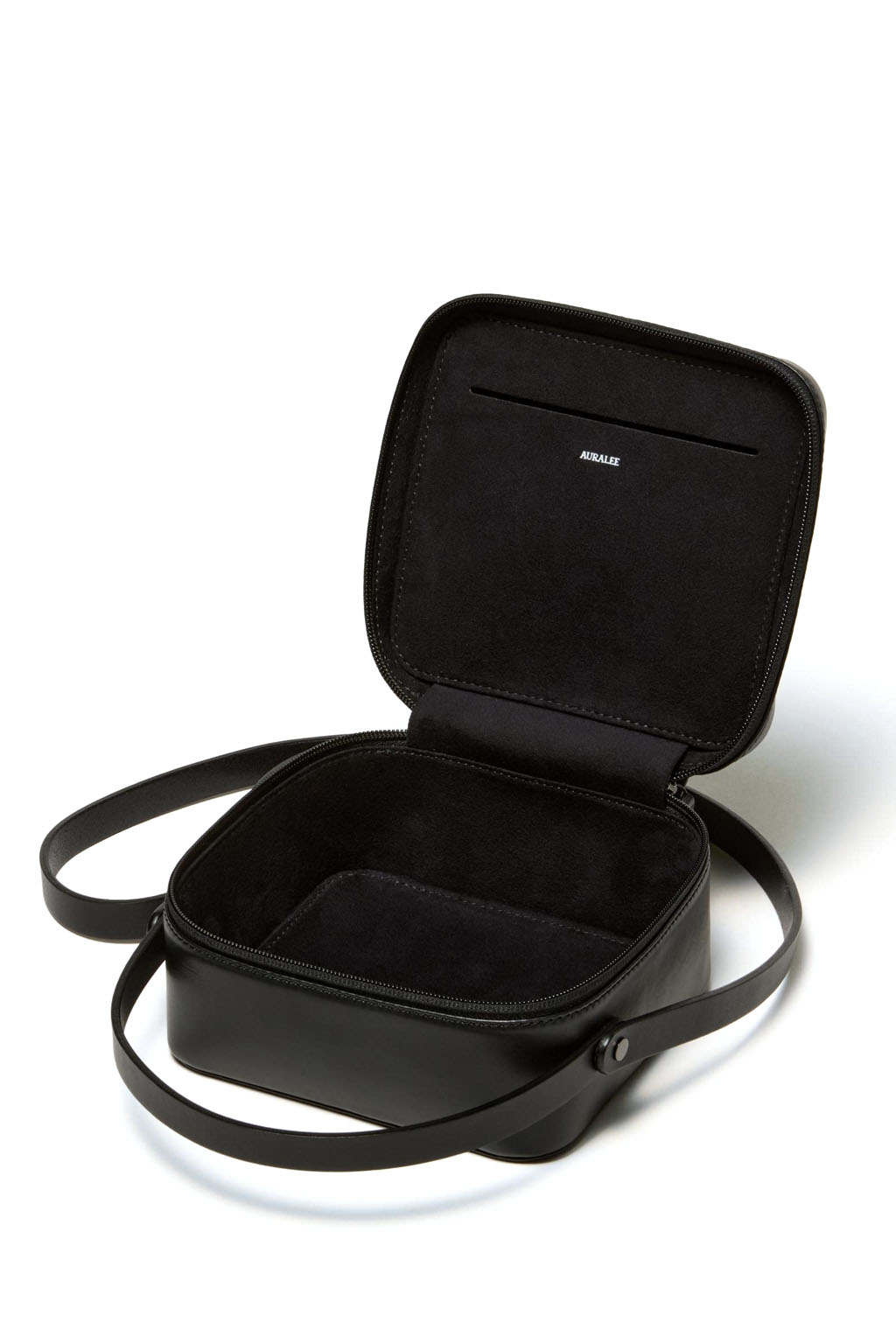 AURALEE - x Aeta - Leather Shoulder Bag - Black