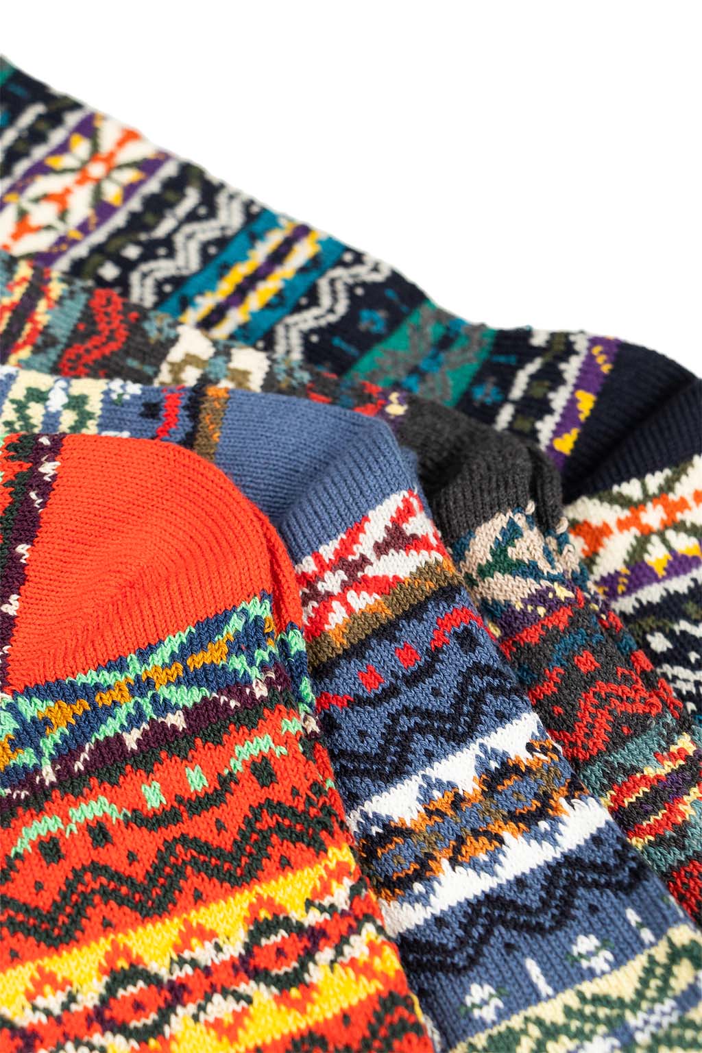 Anonymous Ism Fairisle Crew Socks - 4 Colors