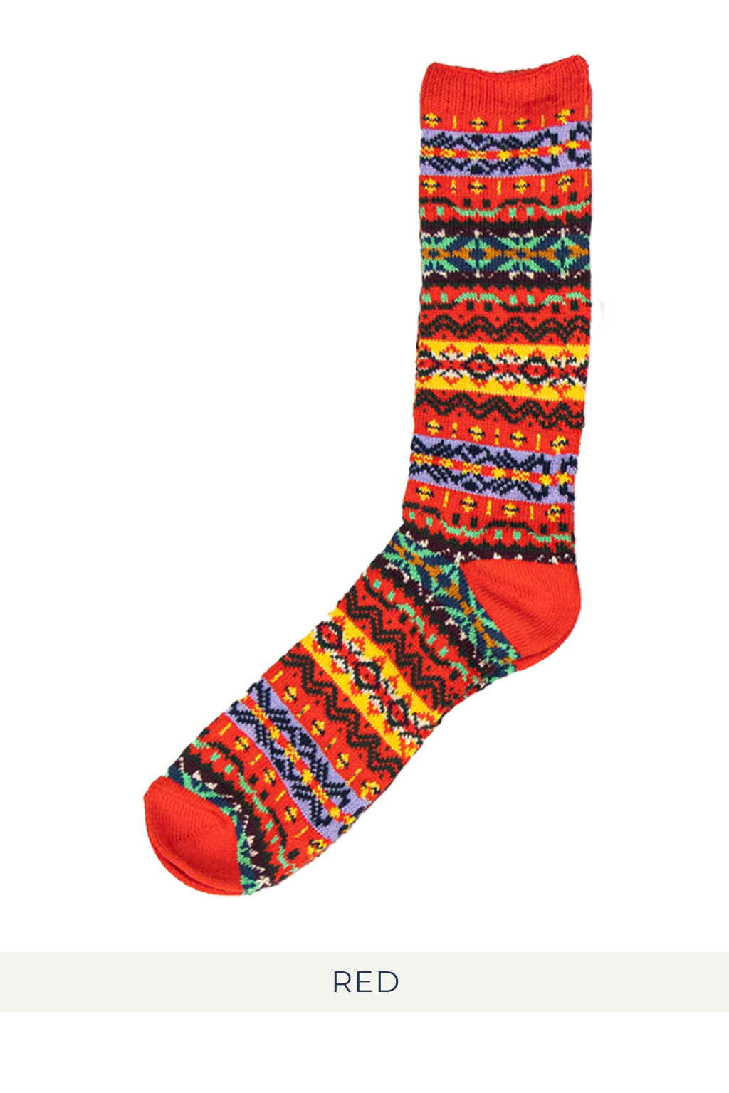 Anonymous Ism Fairisle Crew Socks - 4 Colors