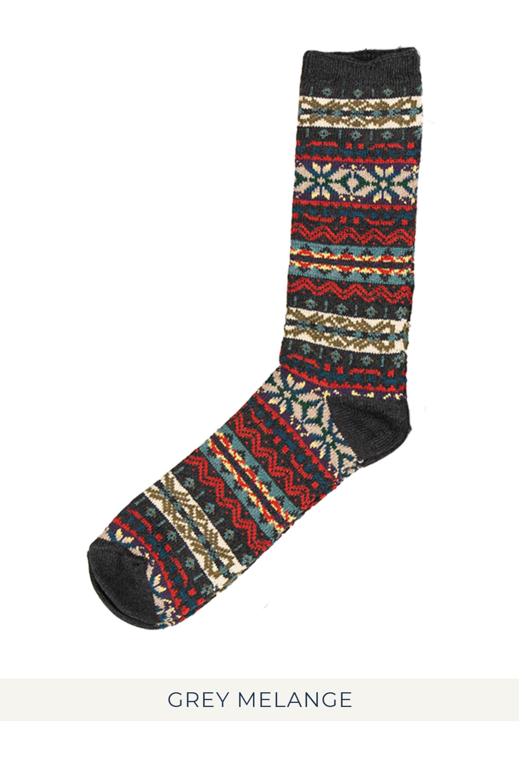 Anonymous Ism Fairisle Crew Socks - 4 Colors