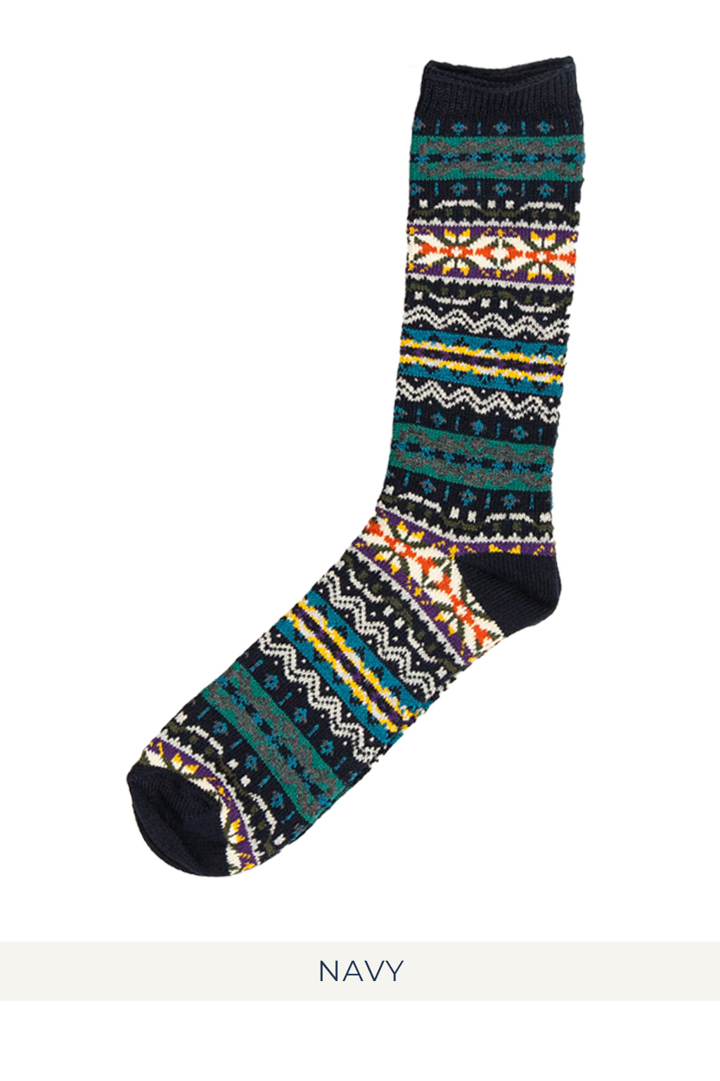 Anonymous Ism Fairisle Crew Socks - 4 Colors