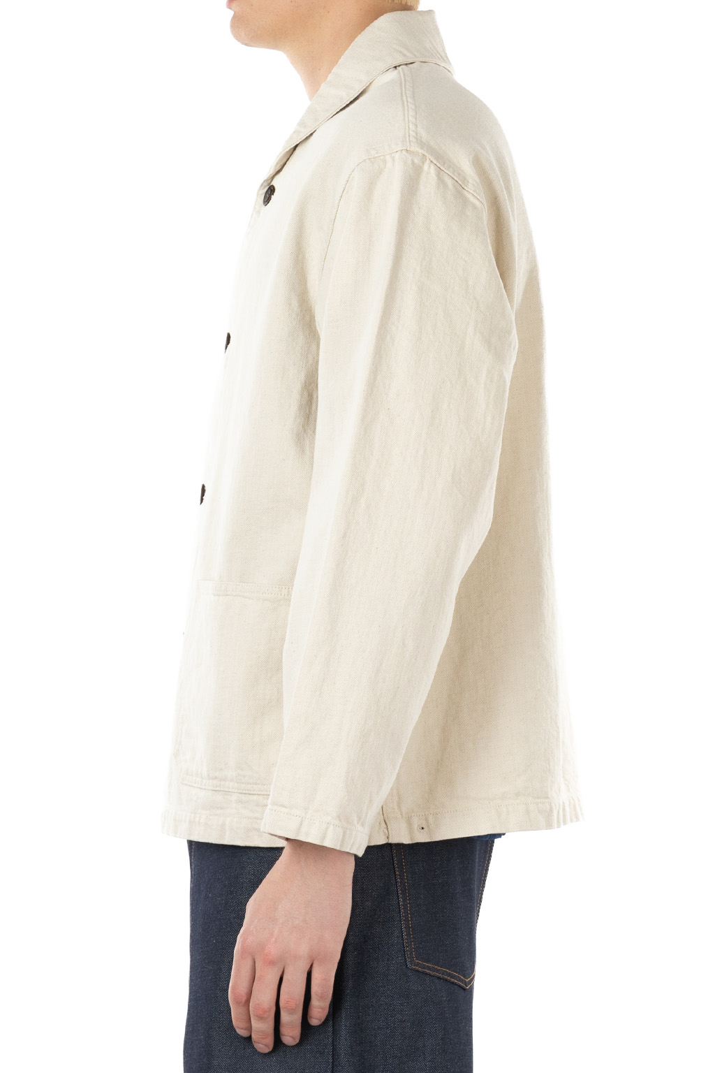 BISOWN - Cotton Hemp USN Shawl Coverall - Un Dyed