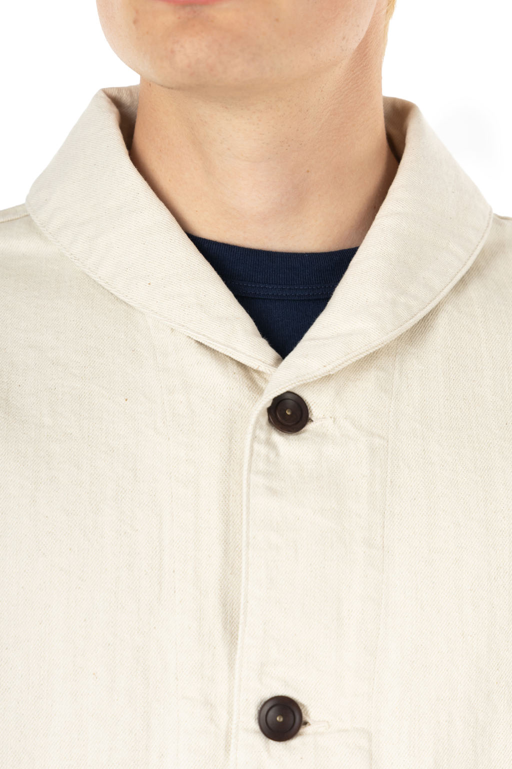 BISOWN - Cotton Hemp USN Shawl Coverall - Un Dyed