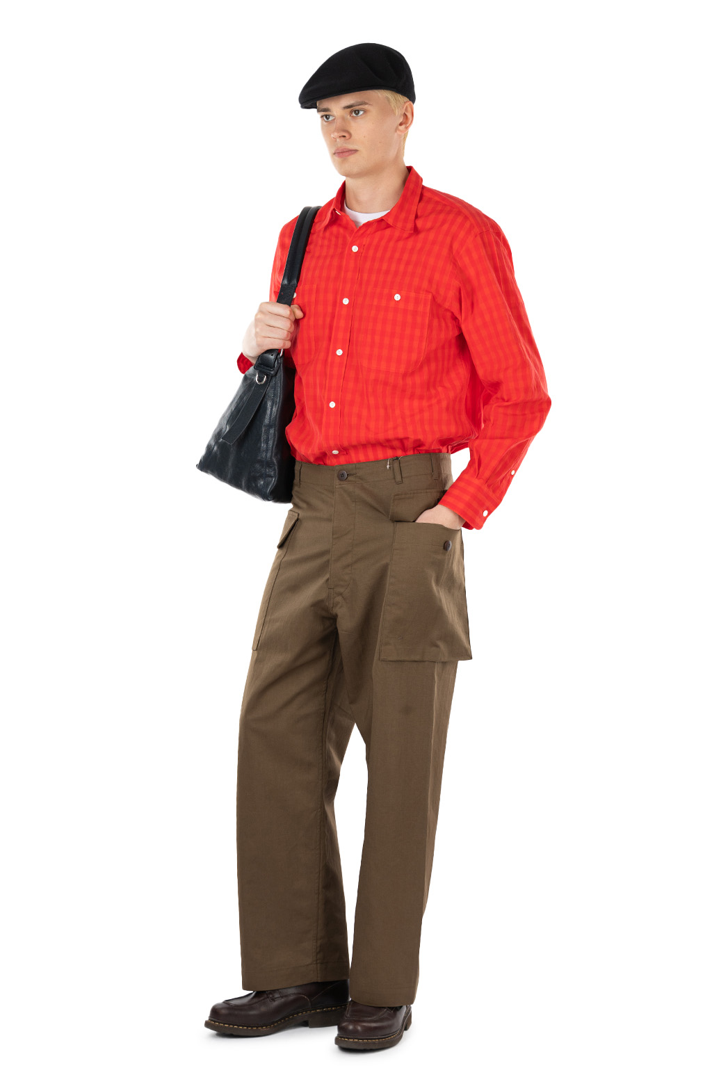 BISOWN - Cotton Linen M43 Trousers - Military Green