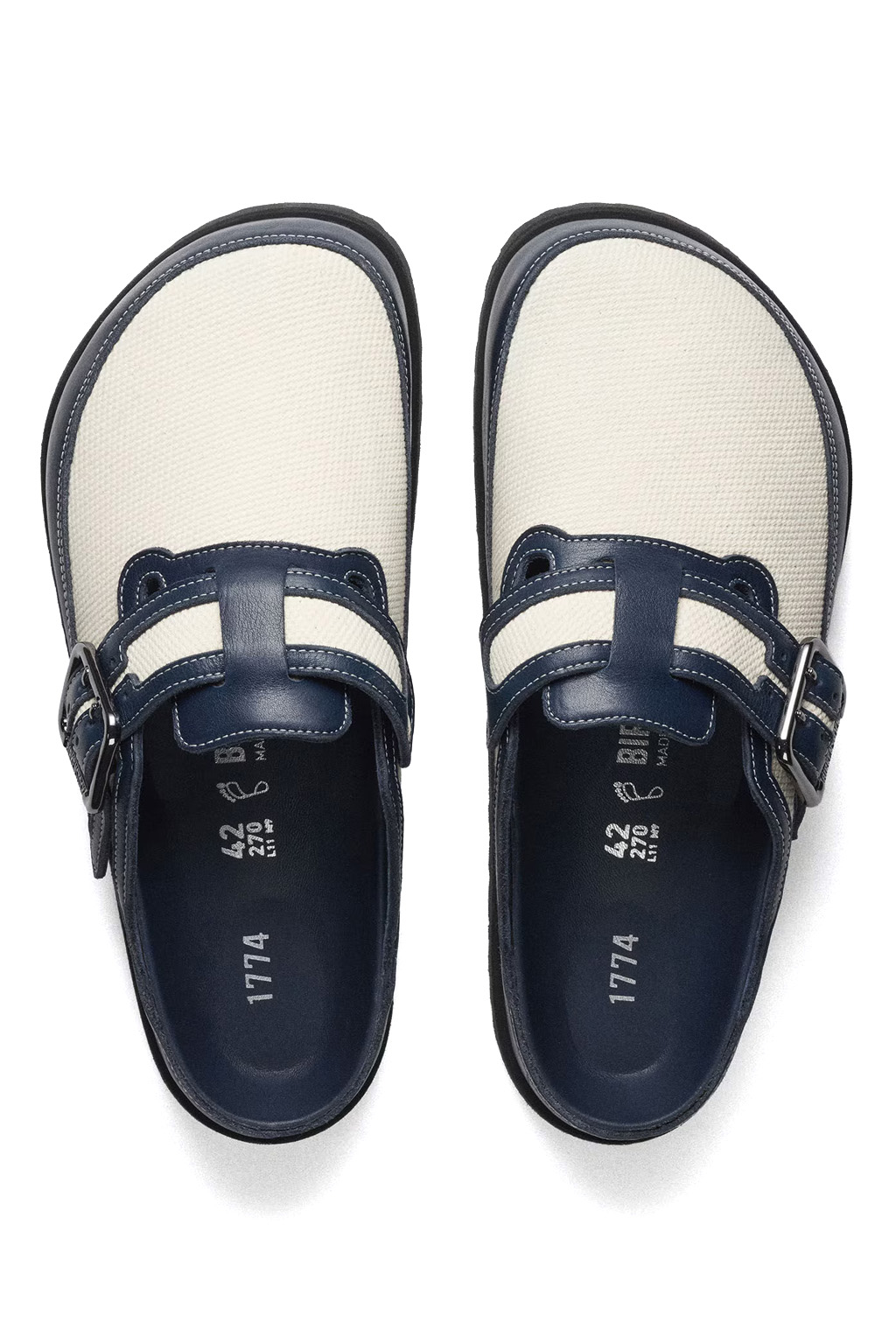 Birkenstock 1774 - 1774 Boston Canvas - Midnight Navy - Regualr