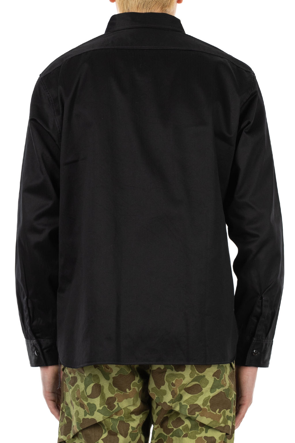 Buzz Rickson's - Herringbone LS Work Shirt - Black