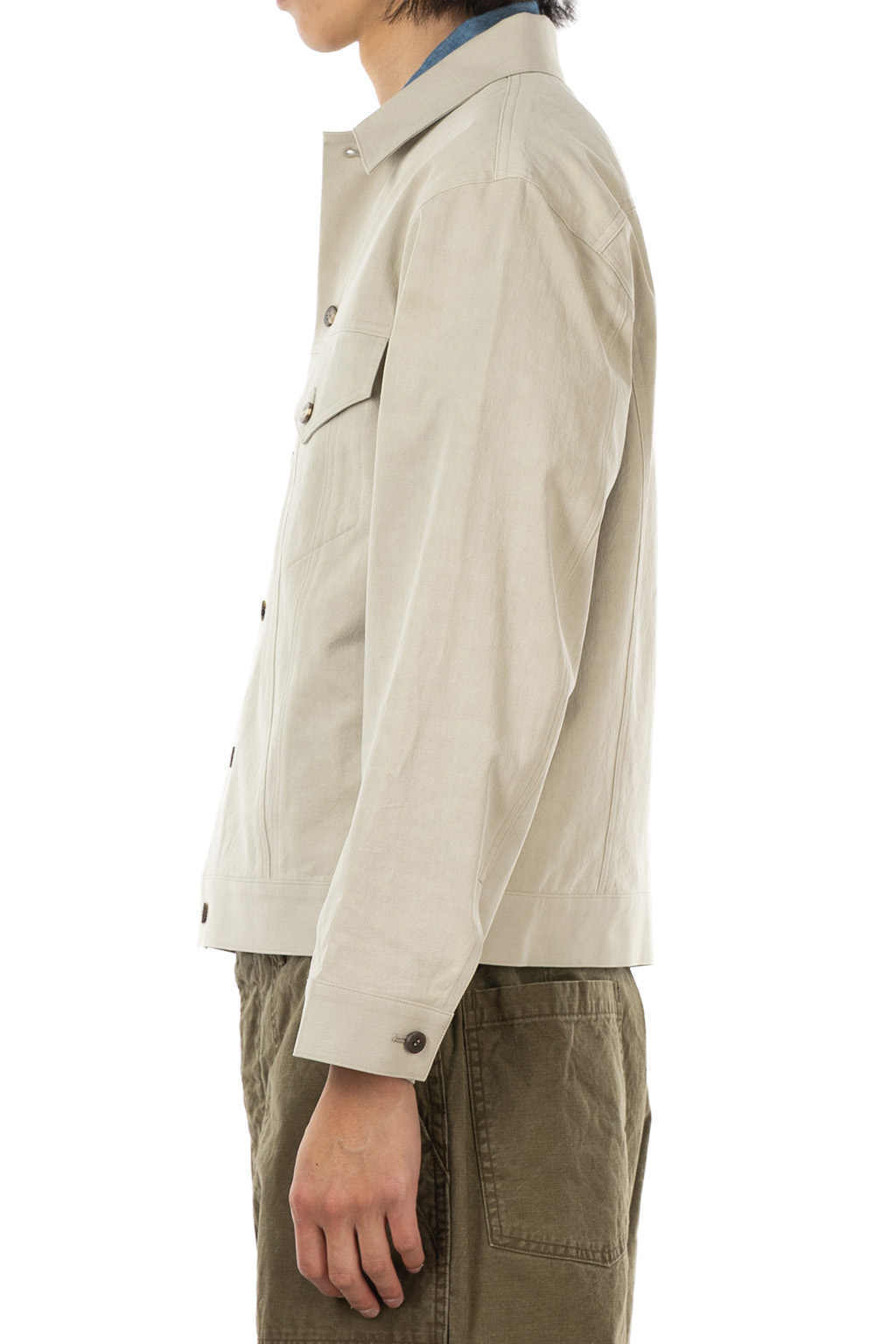 CALE - Chino Nidom Finish Shirt - Beige