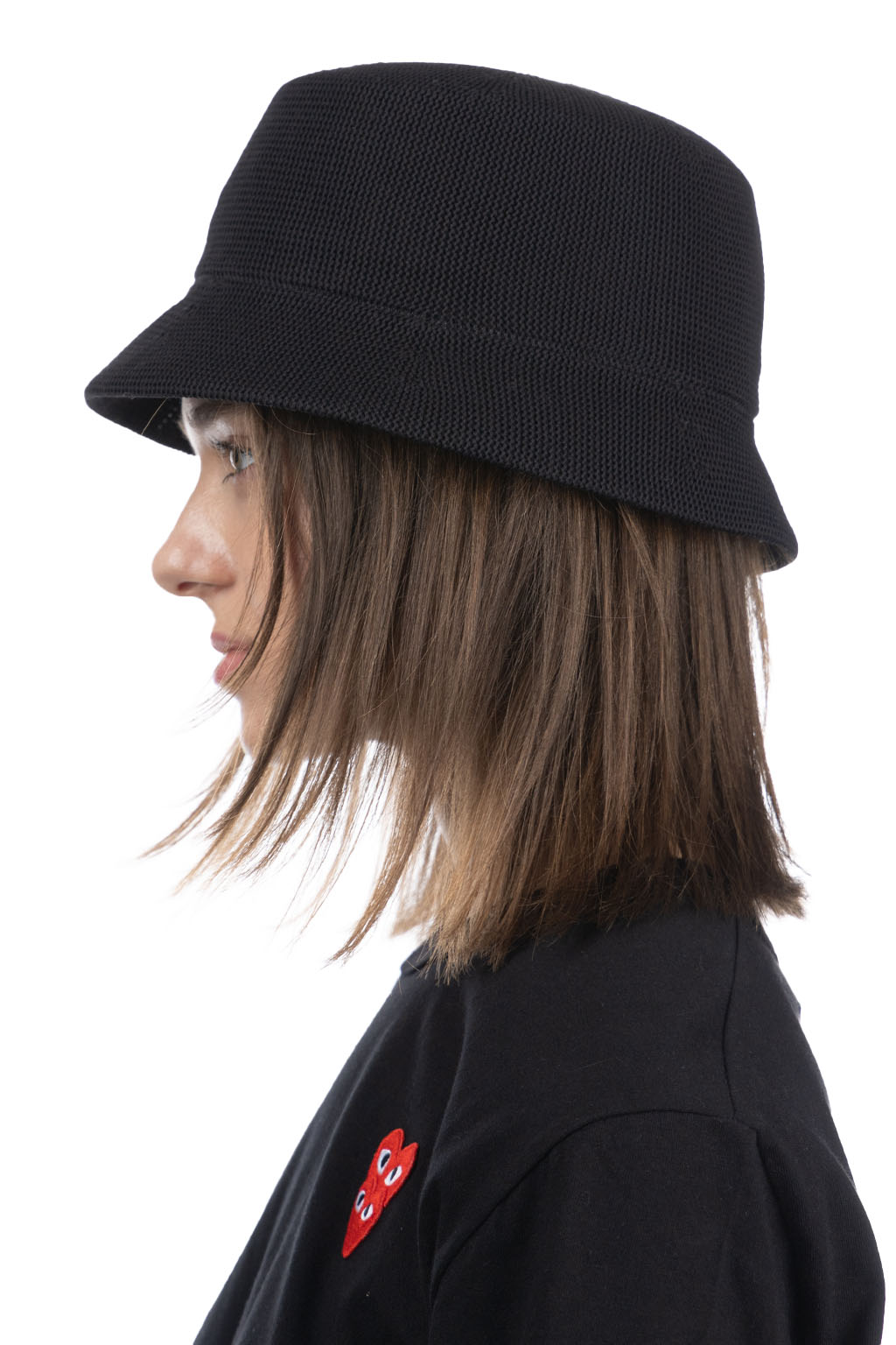 CFCL - Mesh Knit Bucket Hat - Black