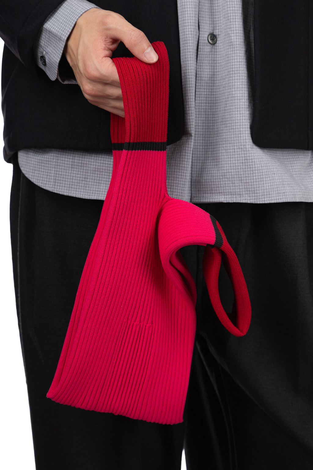 CFCL - Notched Rib Bag - Vivid Pink Multi