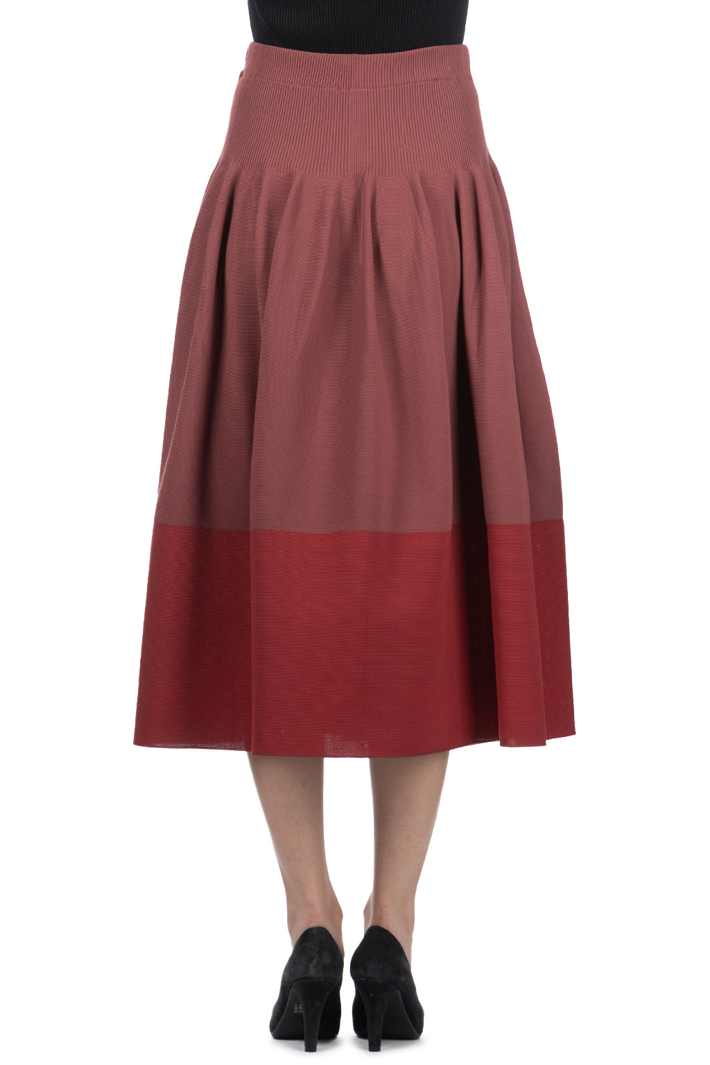 CFCL - Rivulet Skirt - Blush Red