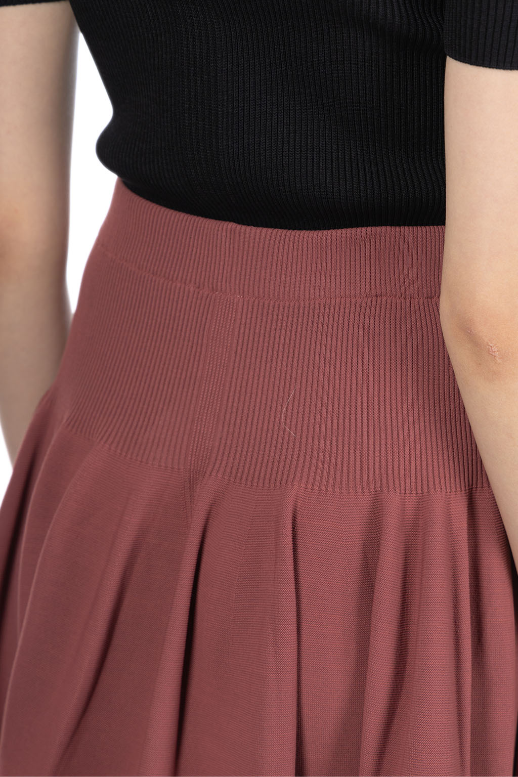 CFCL - Rivulet Skirt - Blush Red