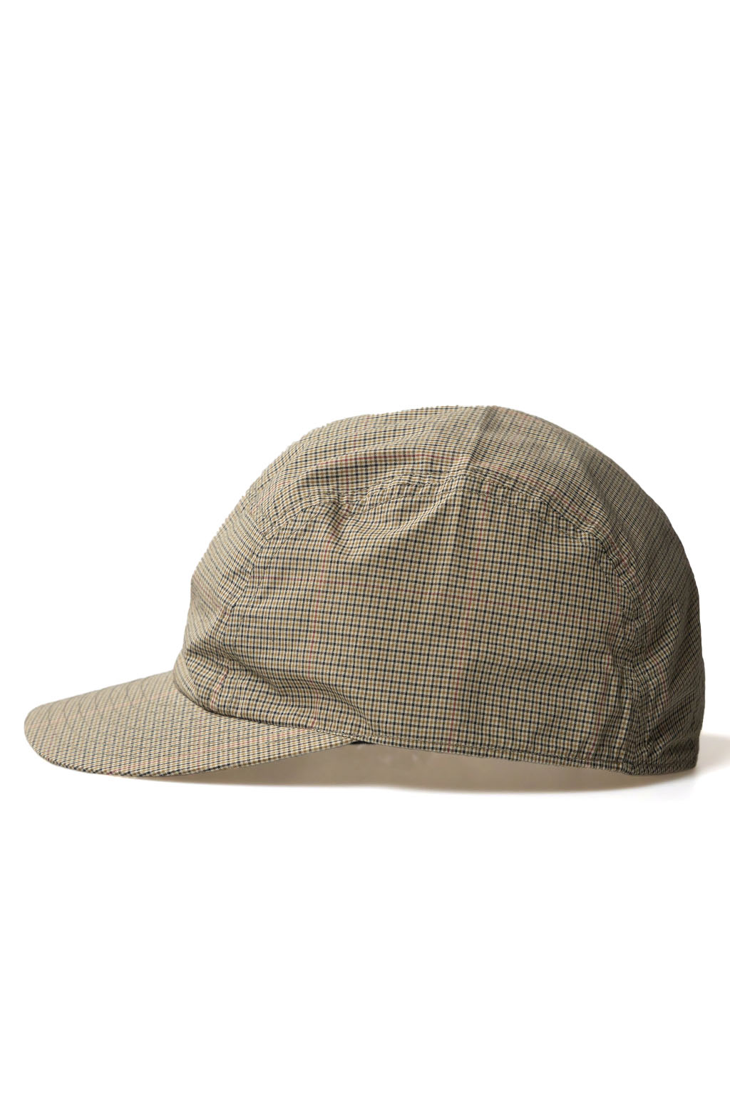 Cableami - Organic Cotton / Cordura Typewriter Check Jet Cap - Beige