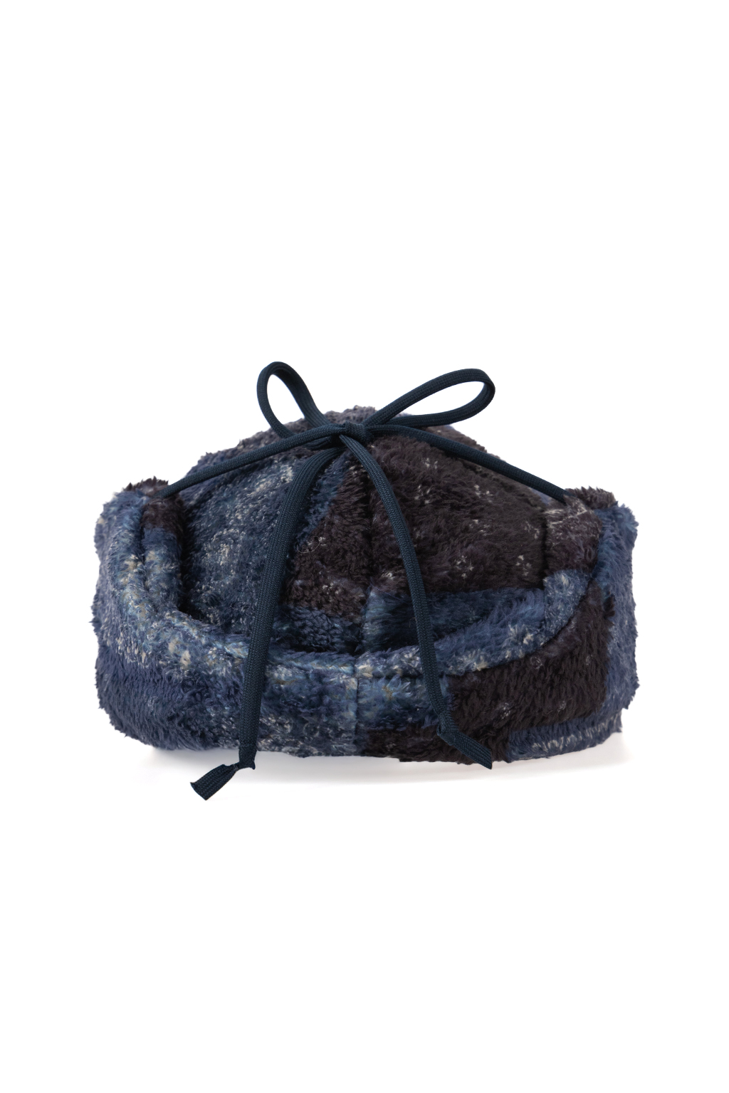 Cableami - Print Fleece Flight Cap Bandana - Navy