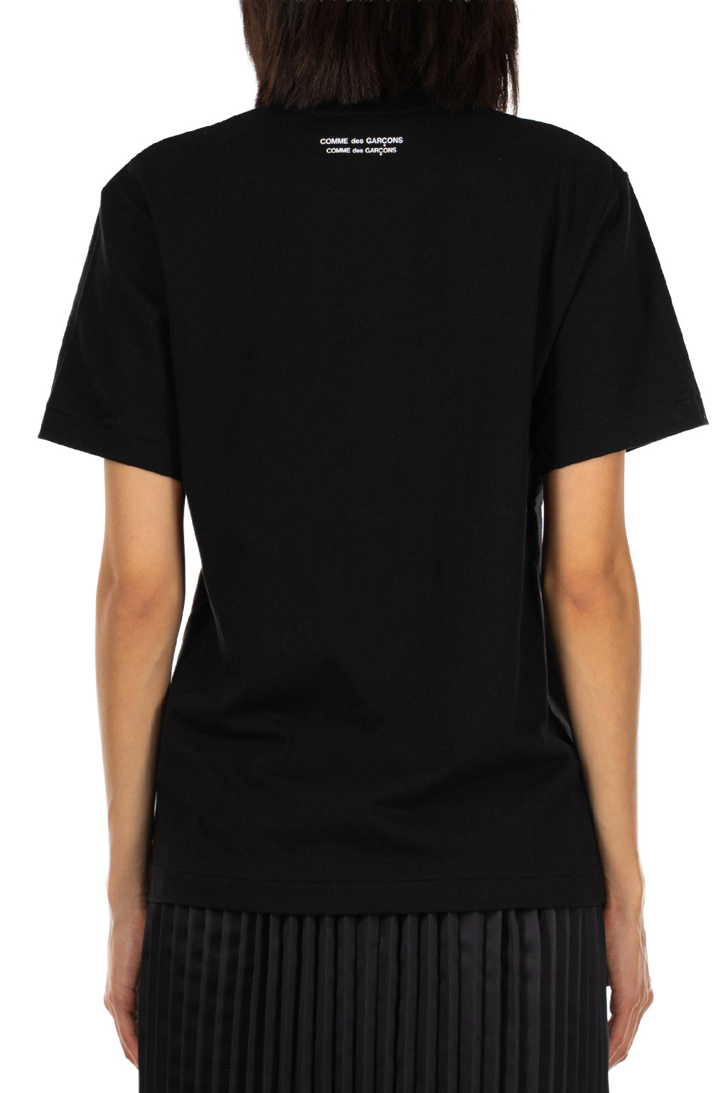 Comme Des Garcons Comme Des Garcons  - Crew Neck T-Shirt - Black x White