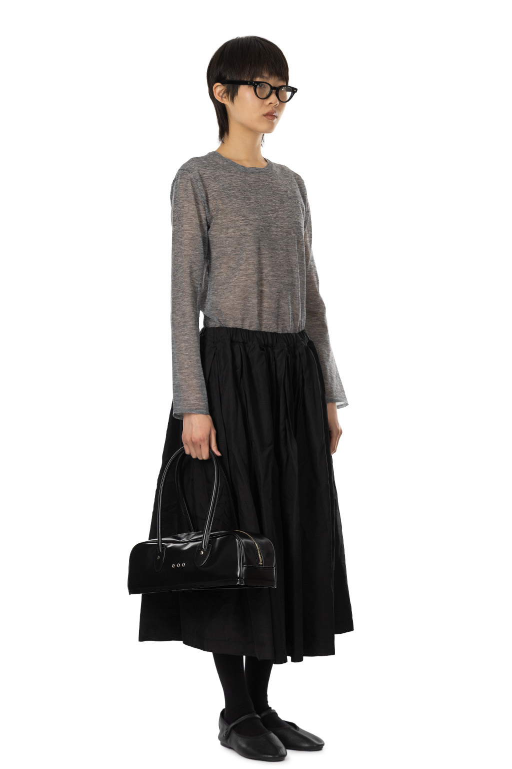 Comme Des Garcons Comme Des Garcons  - Gathered Skirt - Black