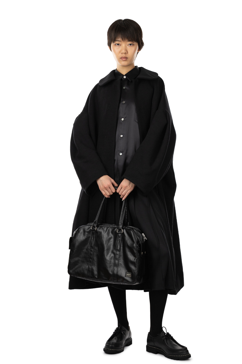 Comme Des Garcons Comme Des Garcons  - Oversized Topcoat - Black