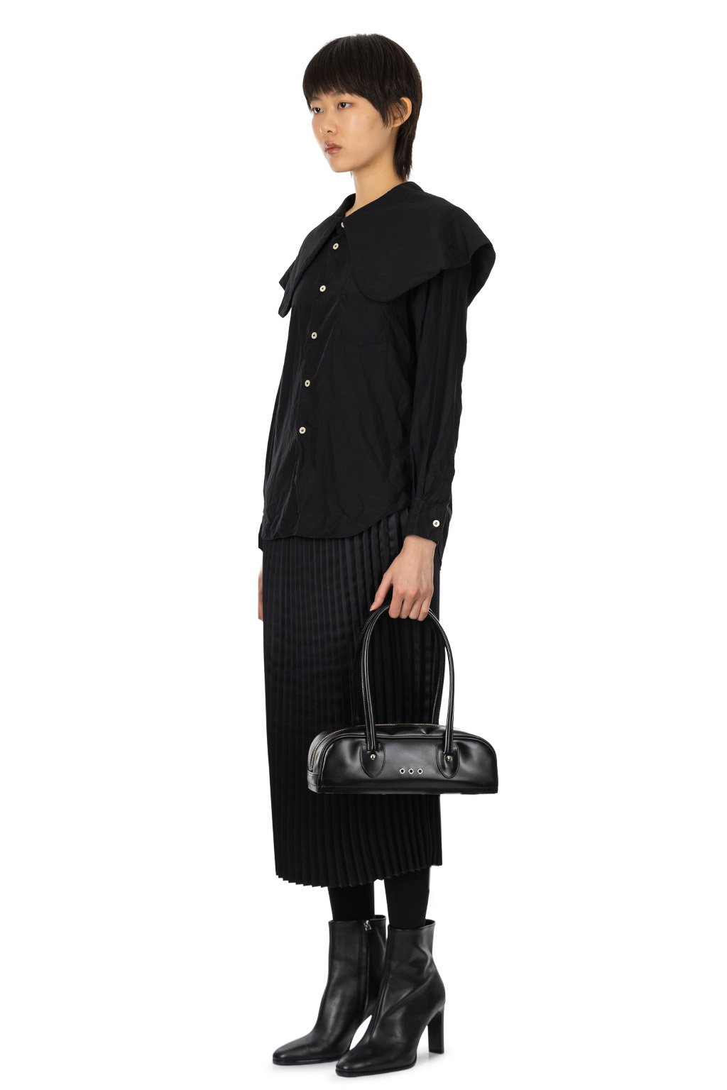 Comme Des Garcons Comme Des Garcons  - Pilgrim Collar Blouse - Black