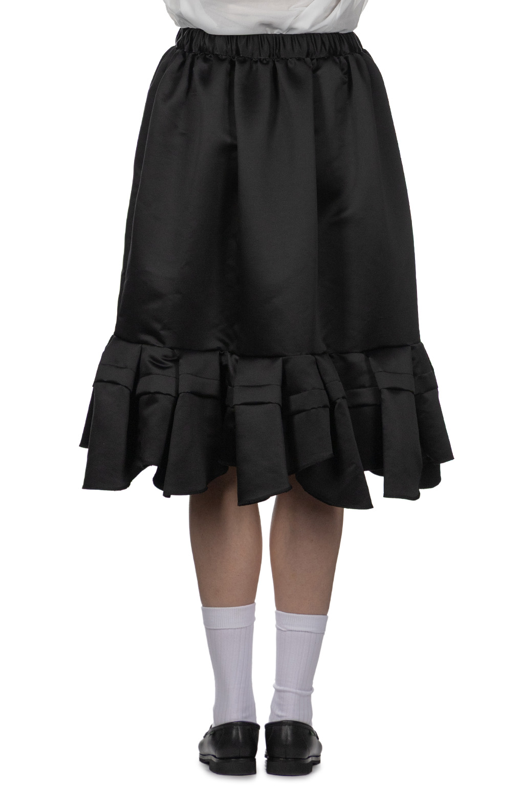 Comme Des Garcons Comme Des Garcons  - Poly x Satin Skirt - Black