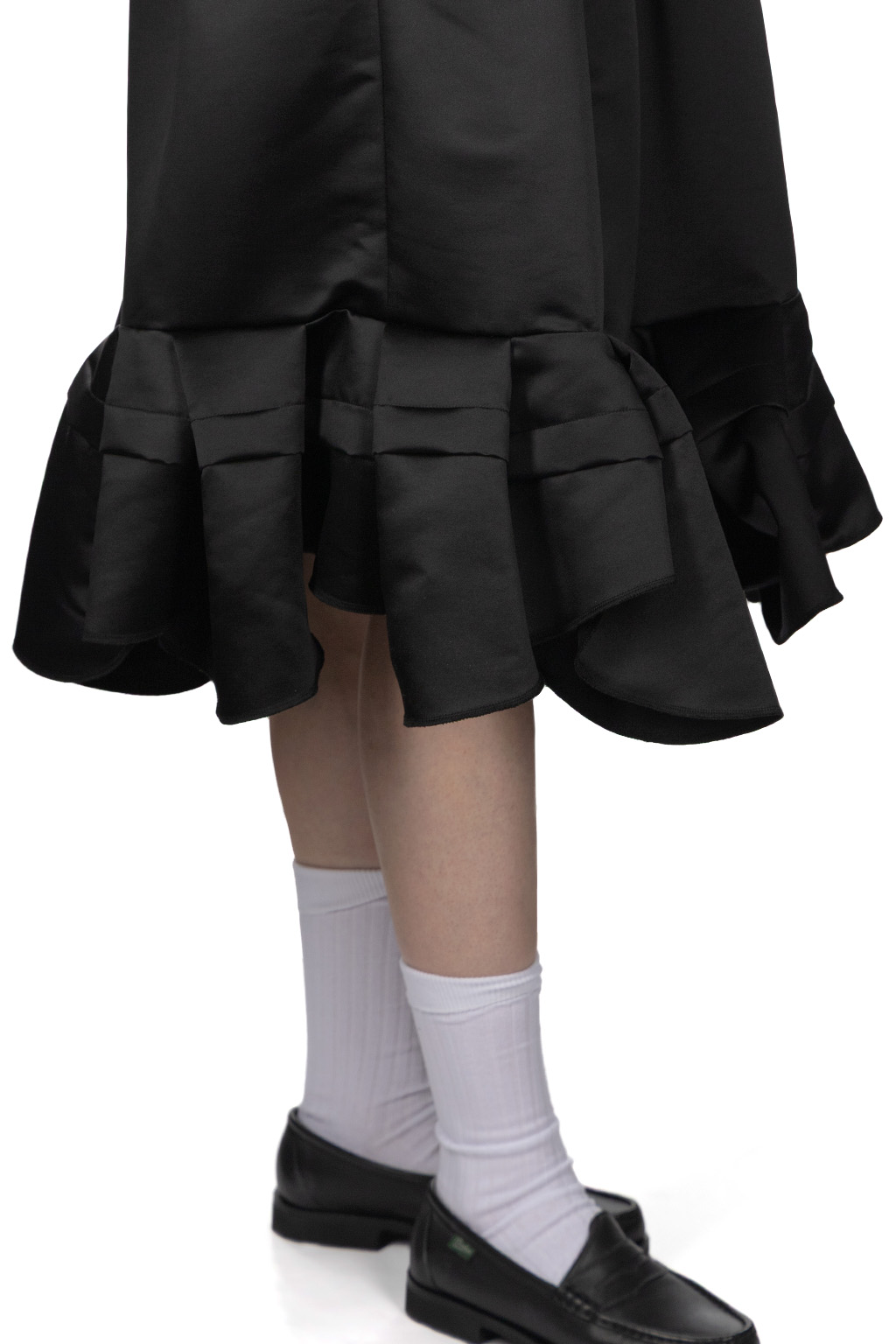 Comme Des Garcons Comme Des Garcons  - Poly x Satin Skirt - Black