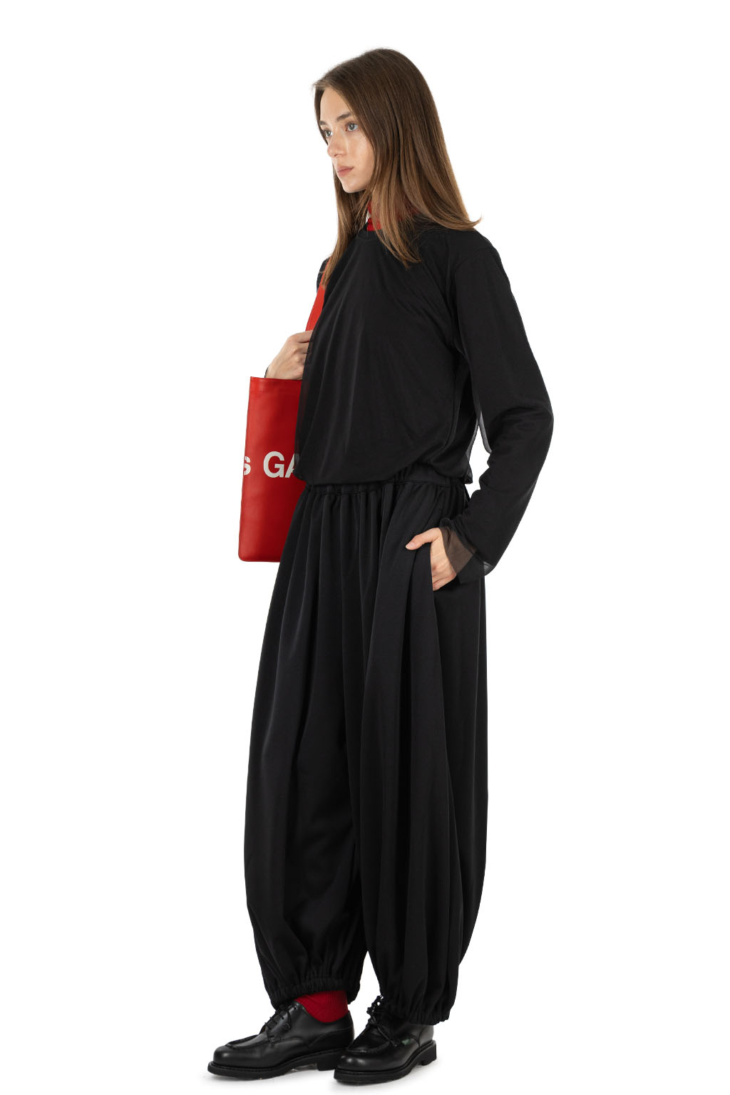 Comme Des Garcons Comme Des Garcons  - Polyester Smooth Pants - Black