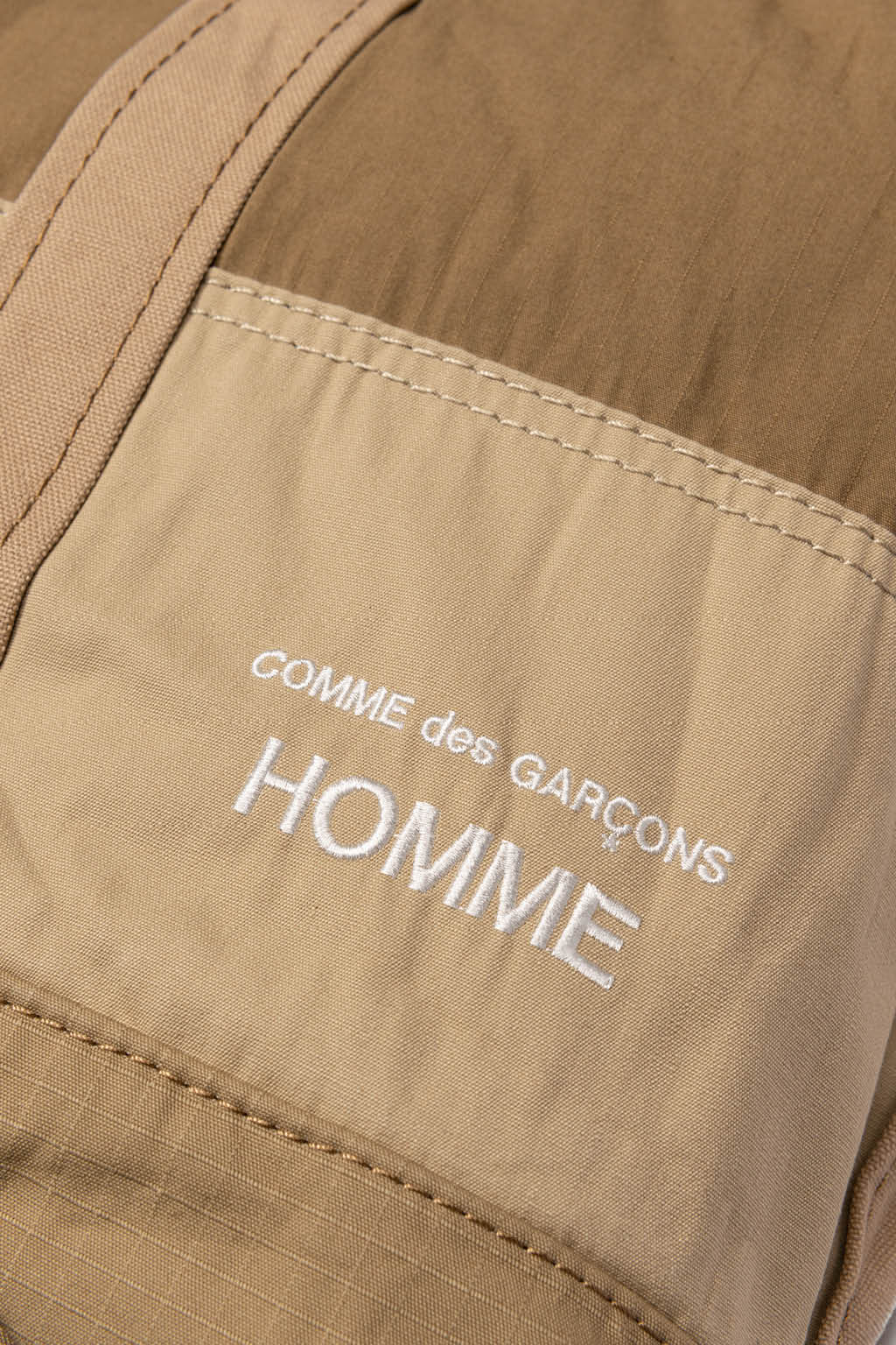 Comme Des Garcons Homme - CDG Homme Logo Tote Bag - Beige