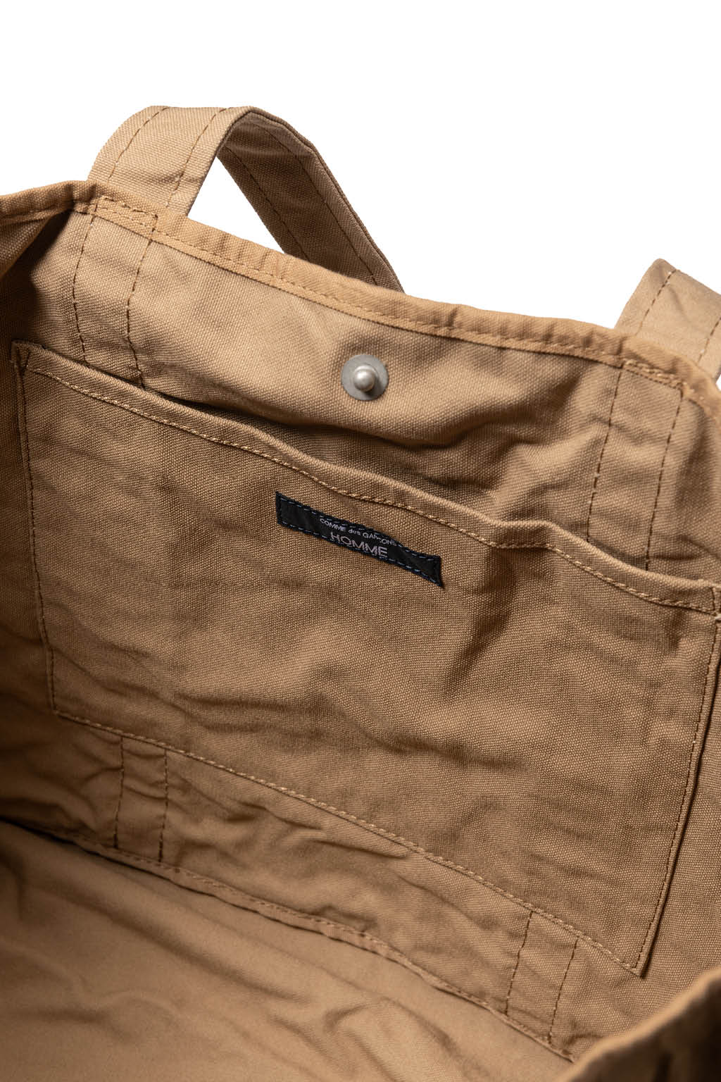 Comme Des Garcons Homme - CDG Homme Logo Tote Bag - Beige