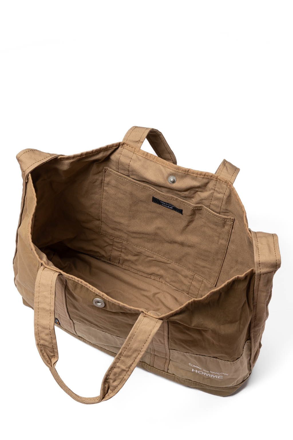 Comme Des Garcons Homme - CDG Homme Logo Tote Bag - Beige