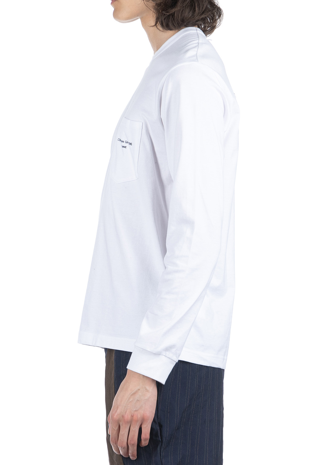 Comme Des Garcons Homme - Cotton Jersey LS T-Shirt - White