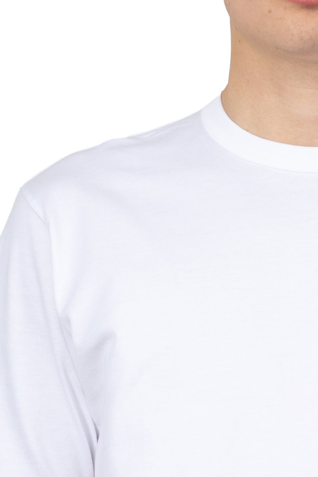 Comme Des Garcons Homme - Cotton Jersey Print Tee - White