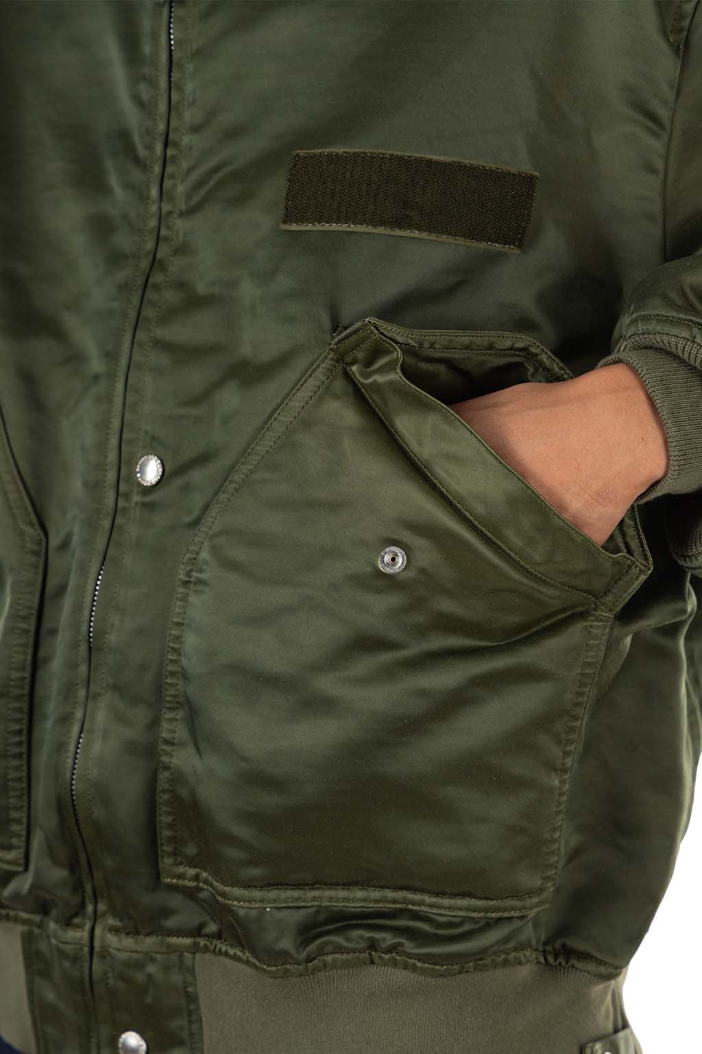 Comme Des Garcons Homme - Cotton Nylon Twill Double Weave Garment Dyed Jacket - Khaki