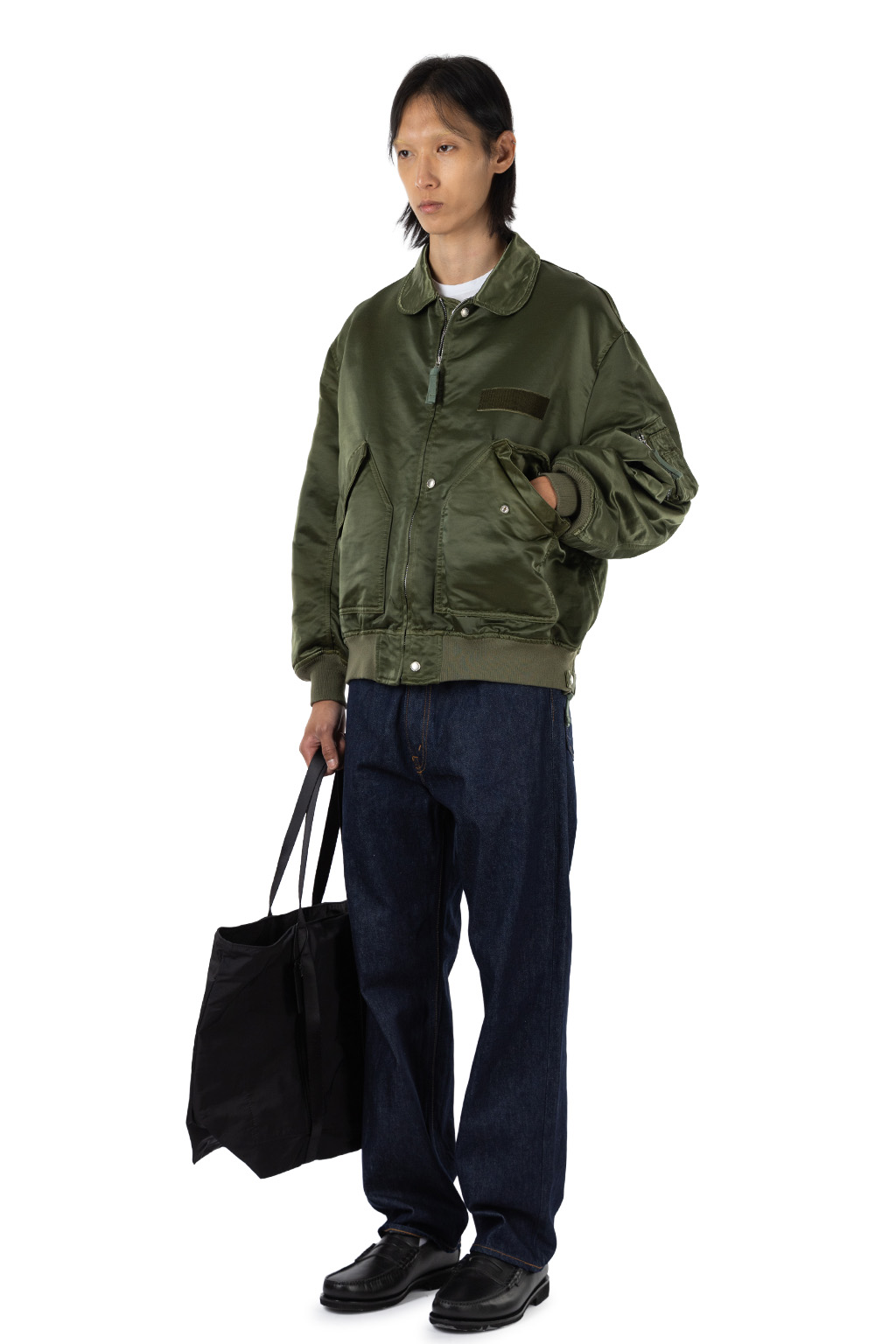 Comme Des Garcons Homme - Cotton Nylon Twill Double Weave Garment Dyed Jacket - Khaki