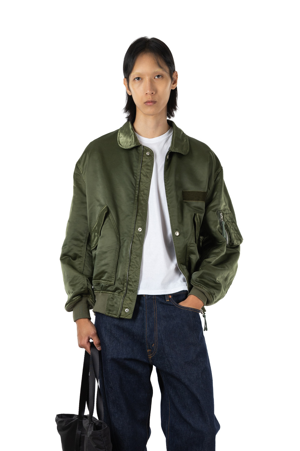 Comme Des Garcons Homme - Cotton Nylon Twill Double Weave Garment Dyed Jacket - Khaki