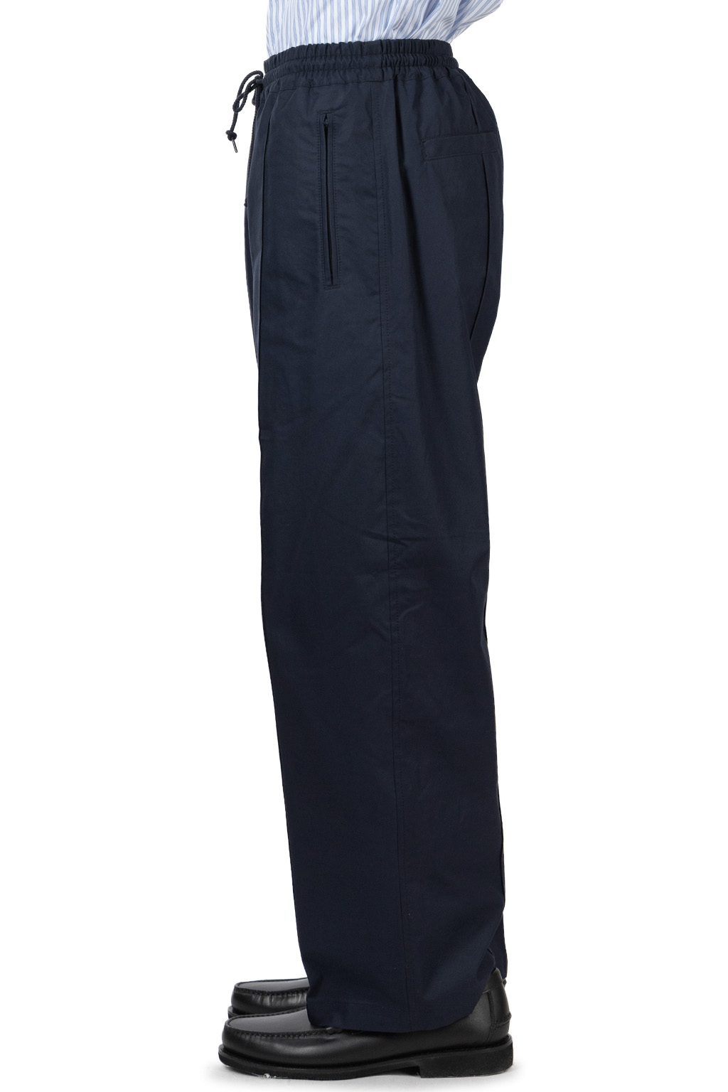 Comme Des Garcons Homme - Cotton Twill Slightly Brushed Easy Pants - Navy