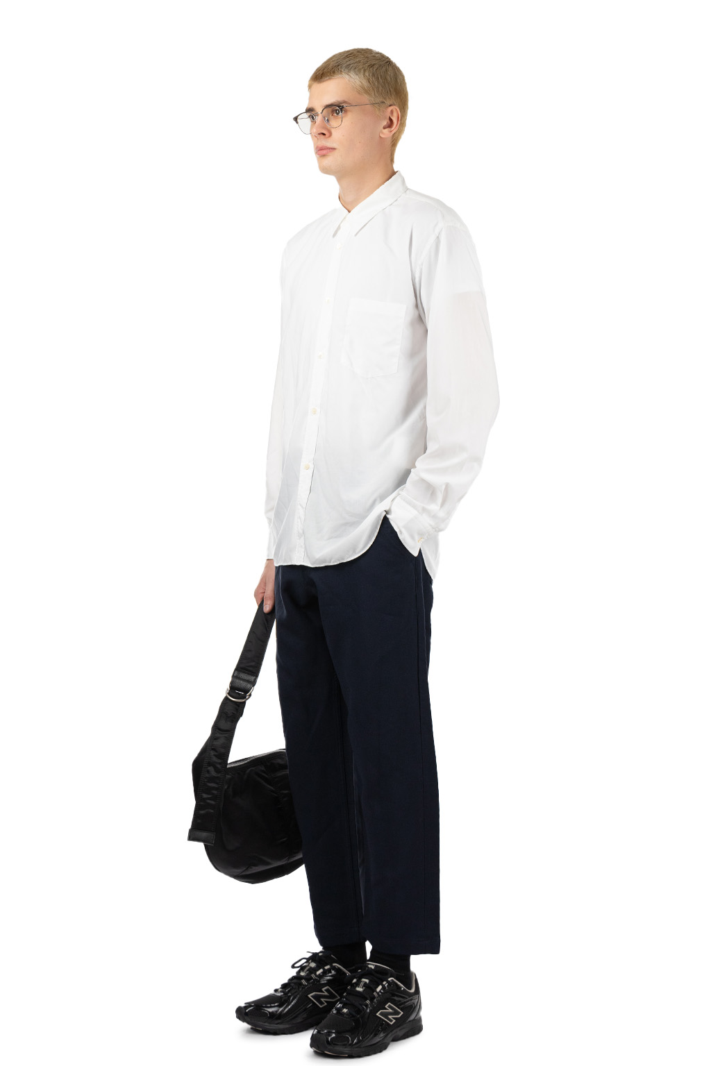 Comme Des Garcons Homme Deux - Black Button Up Shirt - Off White
