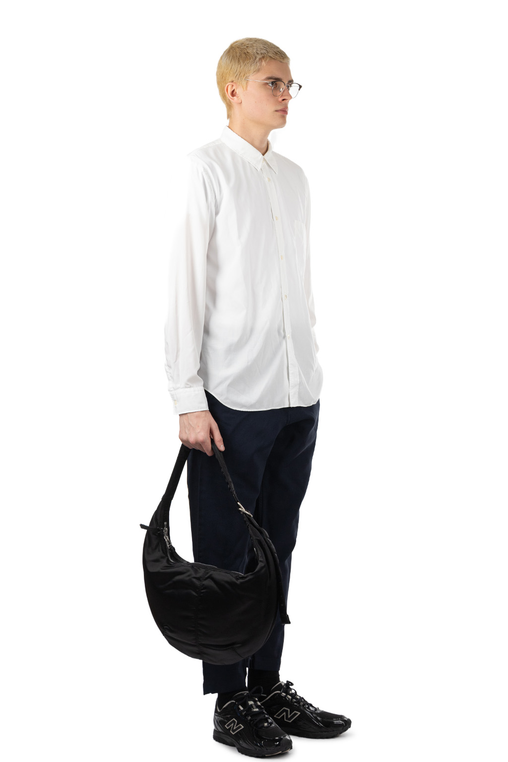 Comme Des Garcons Homme Deux - Black Button Up Shirt - Off White