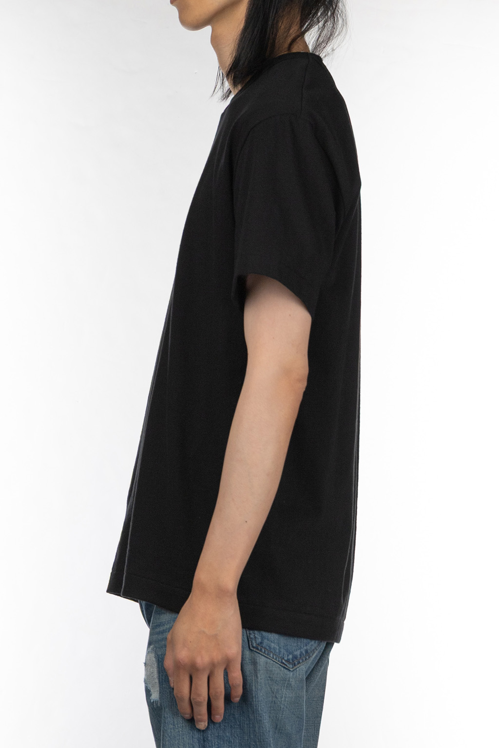 Comme Des Garcons Homme Deux - Cotton Tee with logo - White