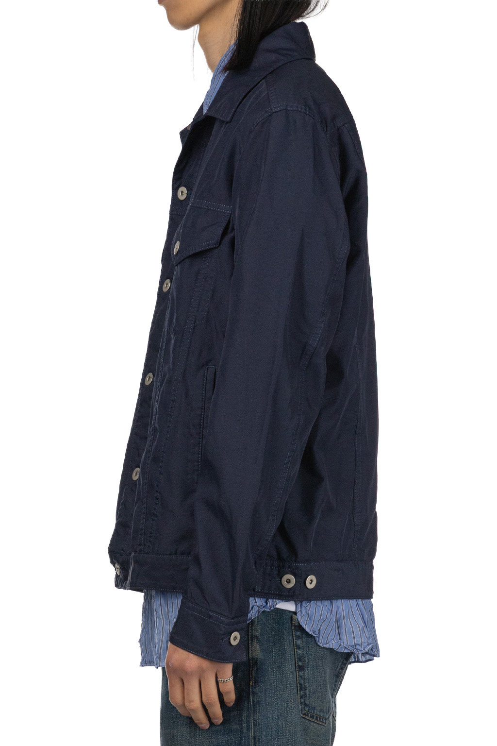 Comme Des Garcons Homme Deux - Denim Style Jacket - Navy