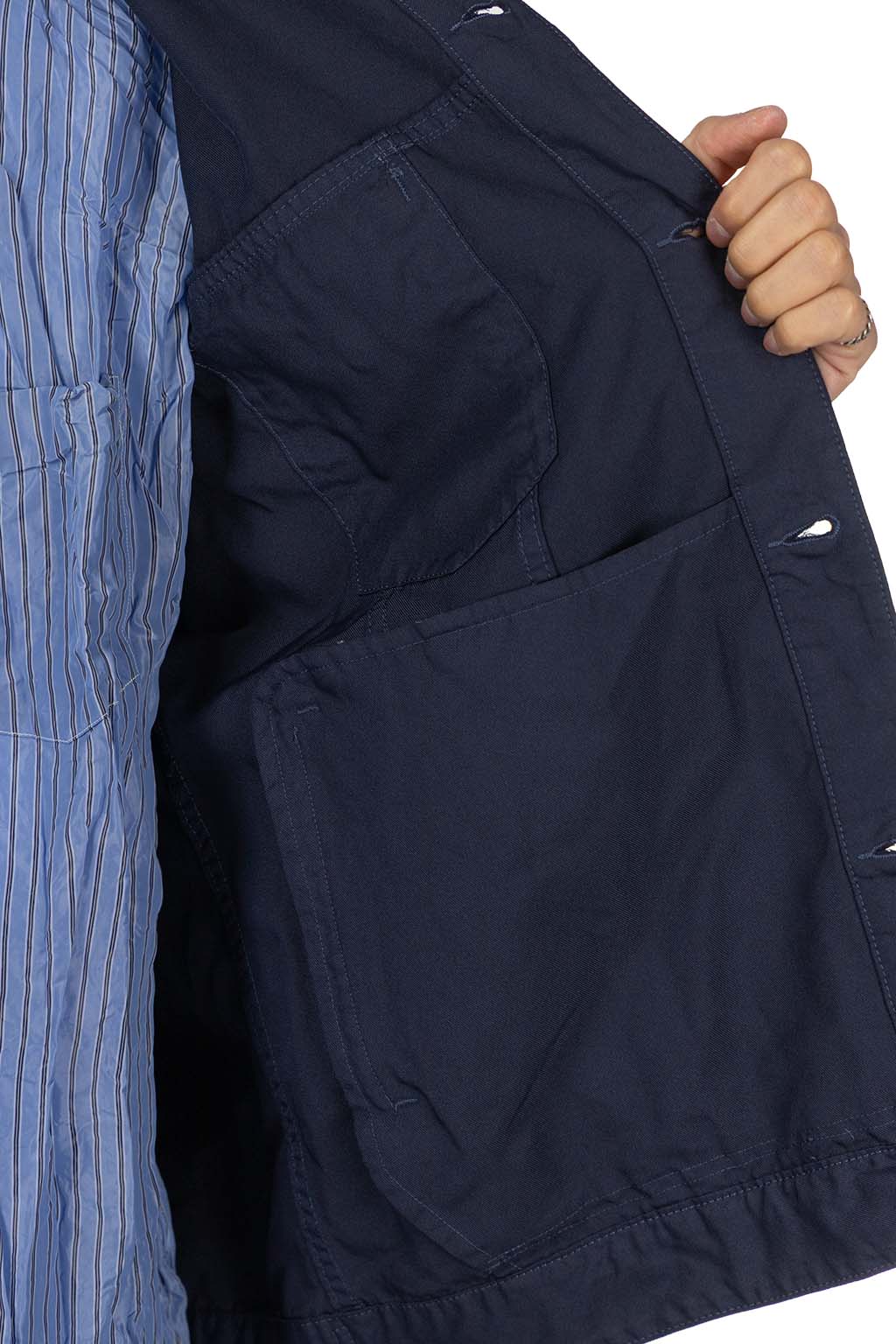 Comme Des Garcons Homme Deux - Denim Style Jacket - Navy