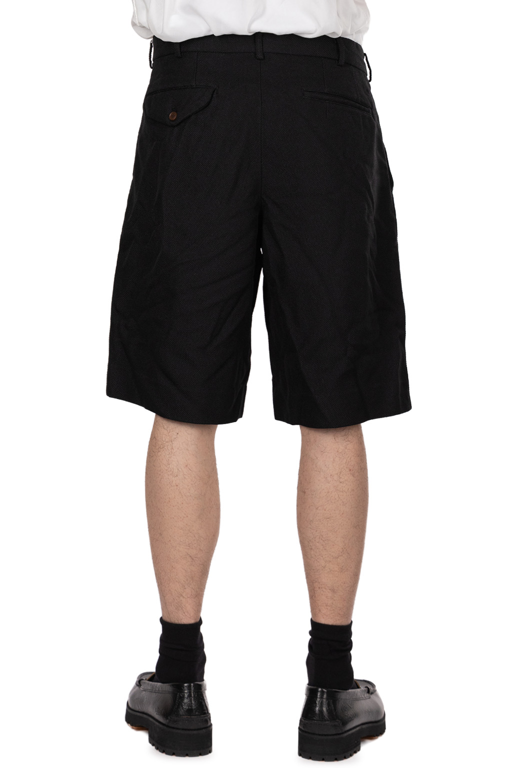 Comme Des Garcons Homme Deux - Men's Shorts - Black