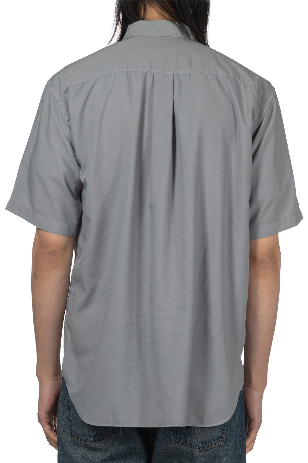 Comme Des Garcons Homme Deux - Short Sleeve Button-Up Shirt - Light Grey