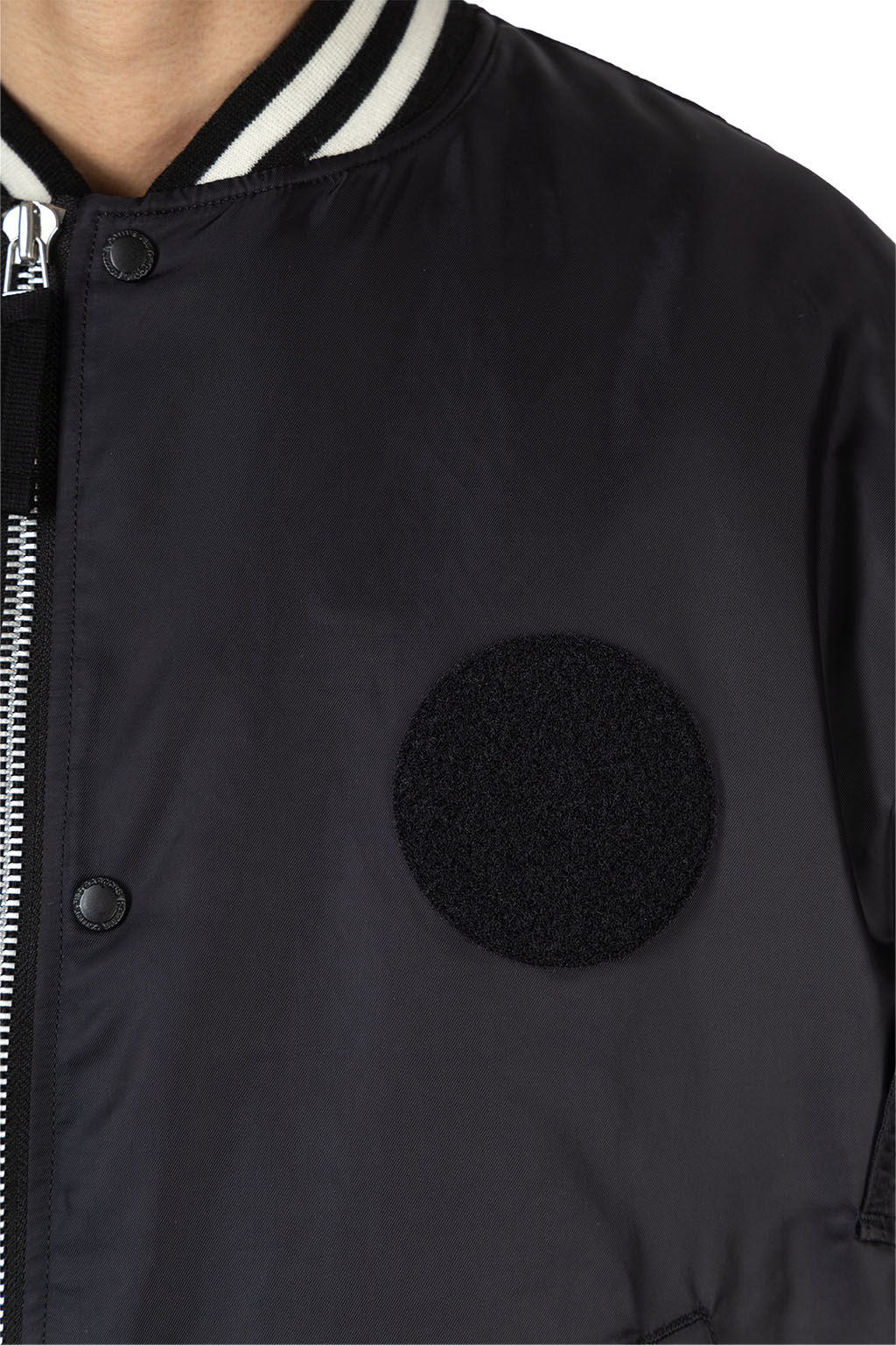 Comme Des Garcons Homme - Nylon Twill Varsity Jacket - Black