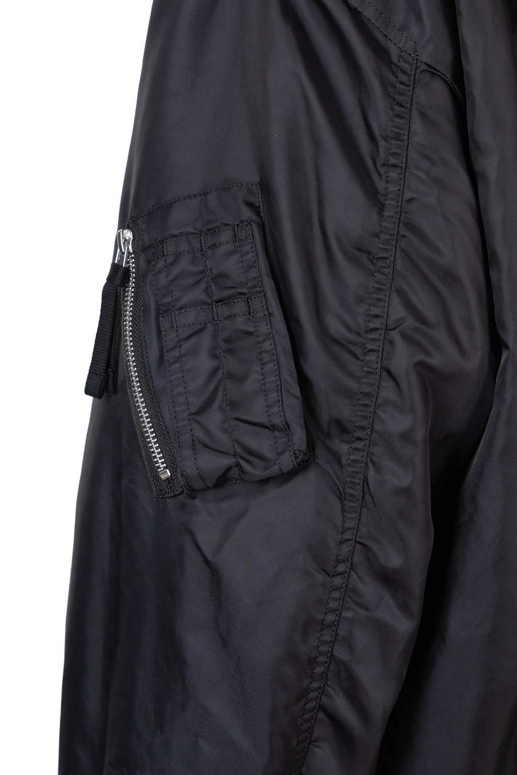 Comme Des Garcons Homme - Nylon Twill Varsity Jacket - Black