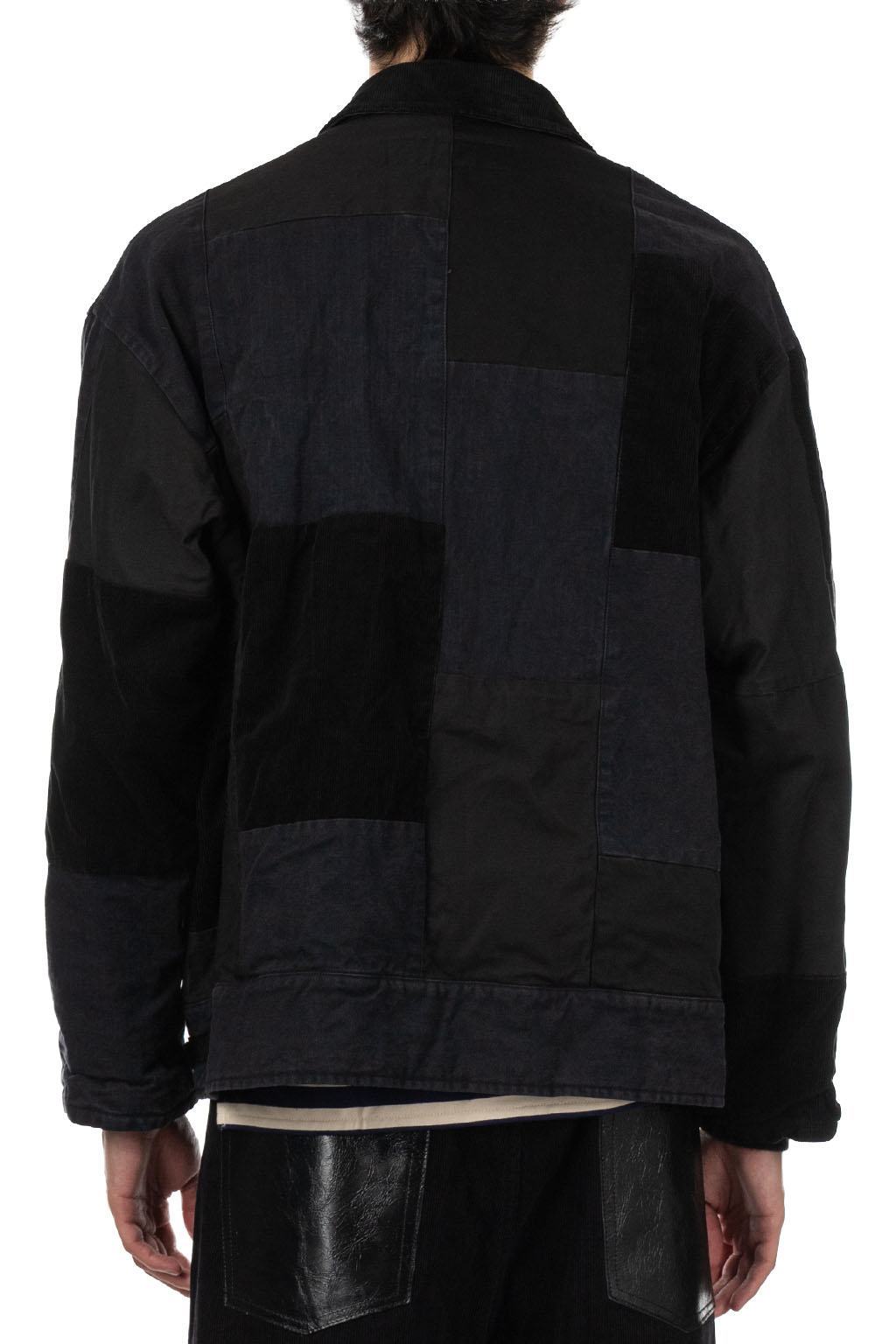 Comme Des Garcons Homme - Oxford Patchwork Jacket - Black